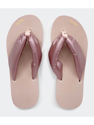Flip Flop Zehentrenner "Tube" in Pink/ Beige