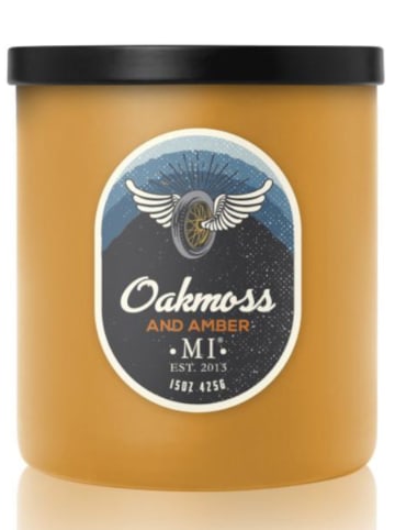 Colonial Candle Duftkerze "Oakmoss & Amber" in Orange - 425 g