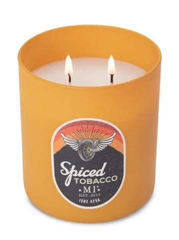Colonial Candle Duftkerze "Spiced Tobacco" in Orange - 425 g