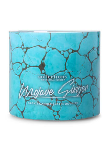Colonial Candle Geurkaars "Desert Mojave Ginger" turquoise - 411 g