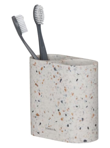 Sealskin Tandenborstelhouder "Terrazzo" crème - (B)12 x (H)12 x (D)6 cm