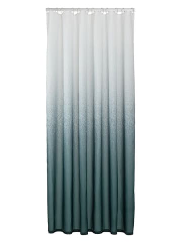 Sealskin Duschvorhang "Blend" in Weiß/ Grün - (L)200 x (B)180 cm