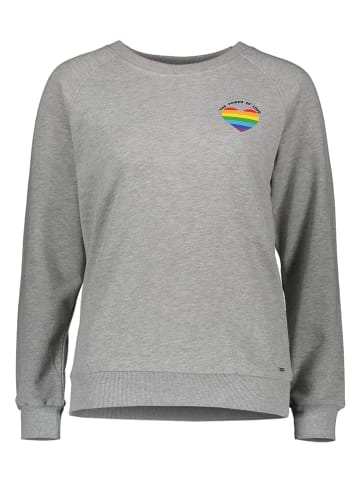 LASCANA Sweatshirt "Rainbow" in Grau