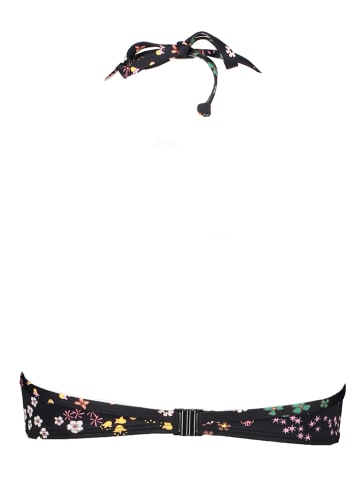 s.Oliver Biustonosz bikini "Milly" w kolorze czarnym ze wzorem