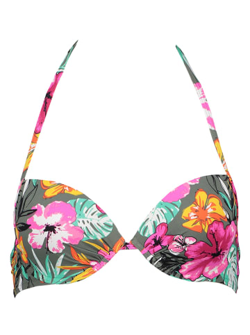 Buffalo Bikinitop "Pine" kaki/meerkleurig