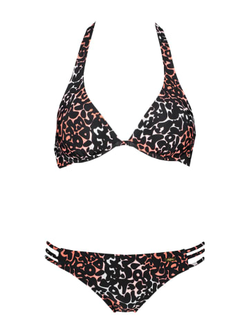 Buffalo Bikini "90ies Babe" koraalrood/zwart