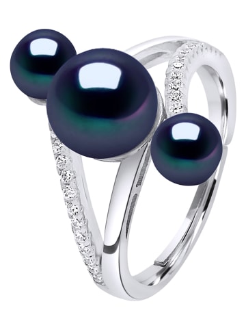 Pearl Addict Silber-Ring mit Perlen