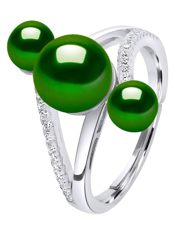 Pearline Zilveren ring met parels