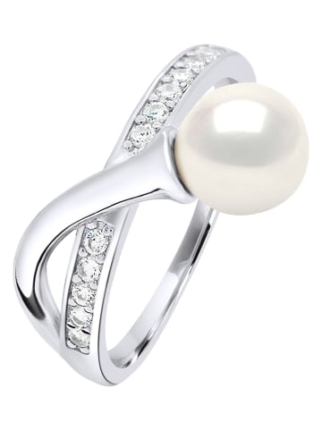 Pearl Addict Srebrny pierścionek z perłą