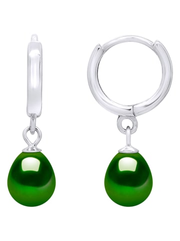 Pearl Addict Silber-Creolen mit Perlen