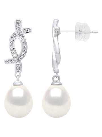 Pearl Addict Silber-Ohrstecker mit Perlen