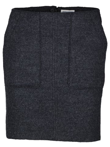 Marc O'Polo Wełniana spódnica w kolorze czarnym