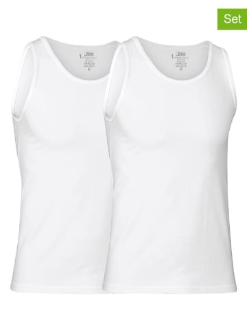 JBS 2er-Set: Unterhemden in Weiß