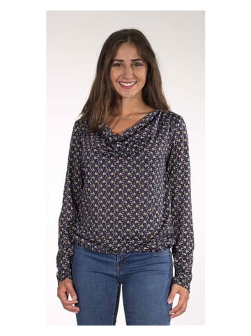 Coline Blouse donkerblauw