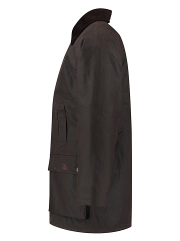MGO leisure wear Kurtka przejściowa "British" w kolorze ciemnobrązowym