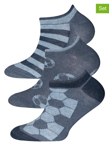 ewers 3er-Set: Socken "Fußball" in Blau