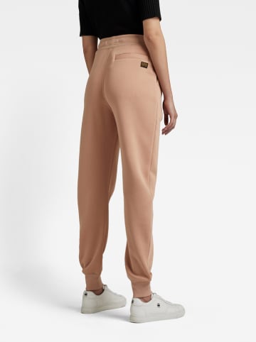 G-Star Spodnie dresowe w kolorze brzoskwiniowym