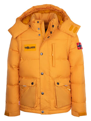 Trollkids Kurtka zimowa Zipp-Off "Holmdalen XT" w kolorze żółtym