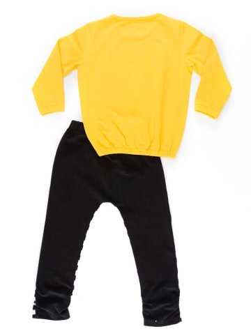Denokids 2tlg. Outfit "Bee Happy" in Gelb/ Schwarz