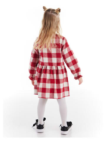 Denokids Kleid "Bunny" in Rot/ Weiß