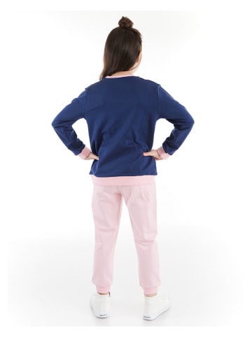 Denokids 2tlg. Outfit "Cute Cat" in Dunkelblau/ Rosa