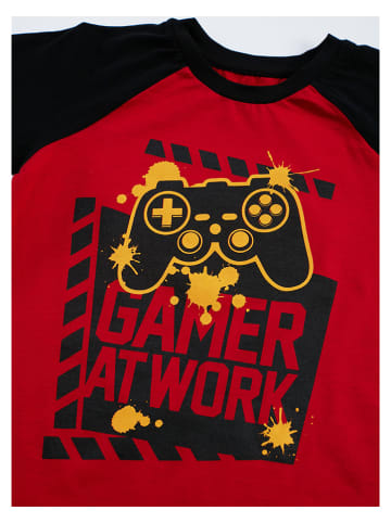 Denokids 2-częściowy zestaw "Gamer" w kolorze czerwono-czarnym