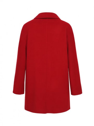 HEXELINE Wełniany płaszcz w kolorze czerwonym