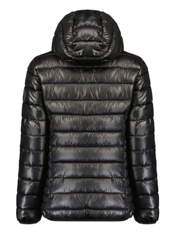 Canadian Peak Doorgestikte jas "Colombiana Hood" zwart