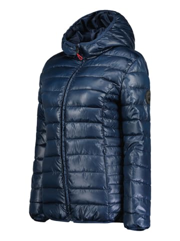 Canadian Peak Doorgestikte jas "Colombiana Hood" donkerblauw