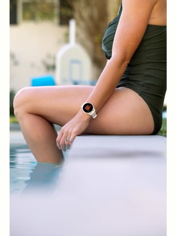Garmin GPS-Smartwatch "Venu® 2S" in Weiß/ Roségold