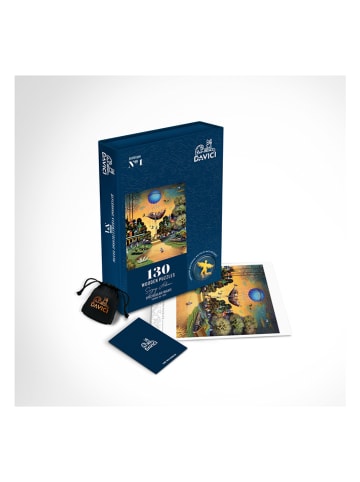 HCM 130-częściowy zestaw puzzli drewnianych - 12+