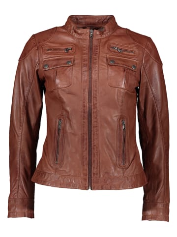 7eleven Lederjacke "Forma" in Camel