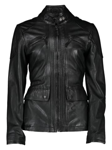 7eleven Lederjacke "Kani" in Schwarz