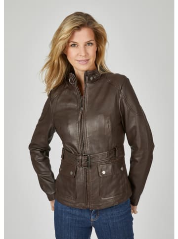 7eleven Leren jas bruin