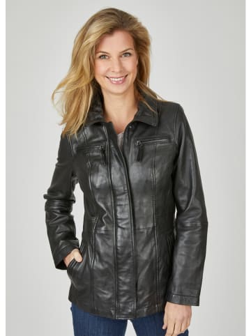 7eleven Lederjacke in Schwarz