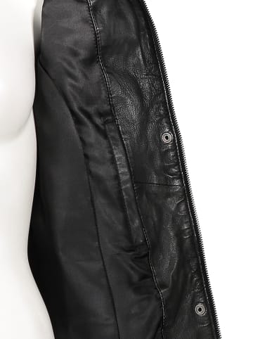 7eleven Lederjacke "Leila" in Schwarz