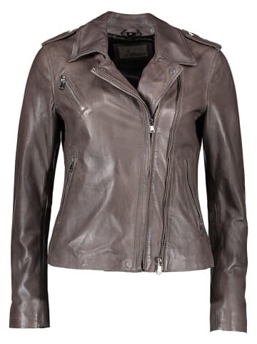 7eleven Lederjacke "Nico" in Grau