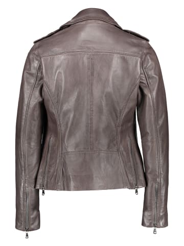 7eleven Lederjacke "Nico" in Grau