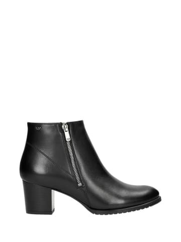 Wojas Leder-Stiefeletten in Schwarz
