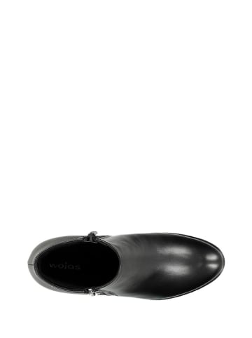 Wojas Leder-Stiefeletten in Schwarz