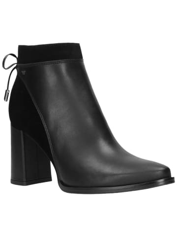 Wojas Leder-Stiefeletten in Schwarz