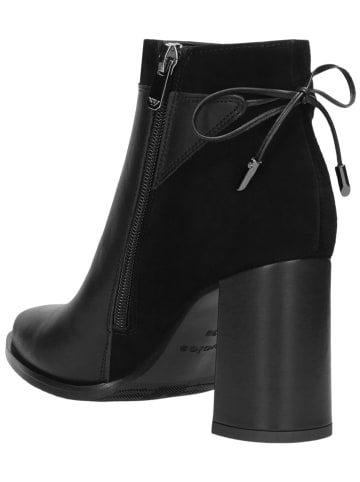 Wojas Leder-Stiefeletten in Schwarz