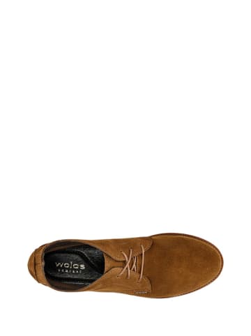 Wojas Leren boots in hellbraun