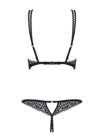 Obsessive 2tlg. Wäsche-Set in Schwarz
