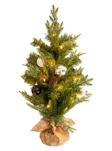 näve Ledkerstboom groen - (H)70 cm