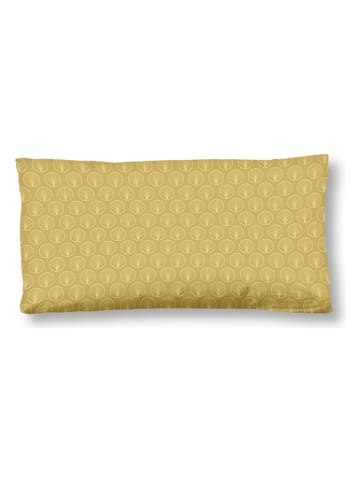 Hip Satynowa poszewka "Laska" w kolorze żółtym na poduszkę