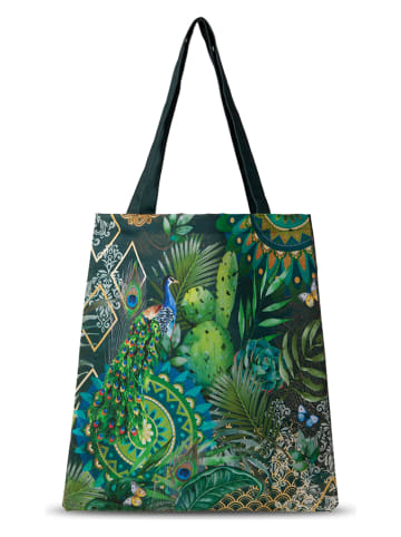 Hip Shopper bag "Botalia" w kolorze zielonym - 45 x 40 cm