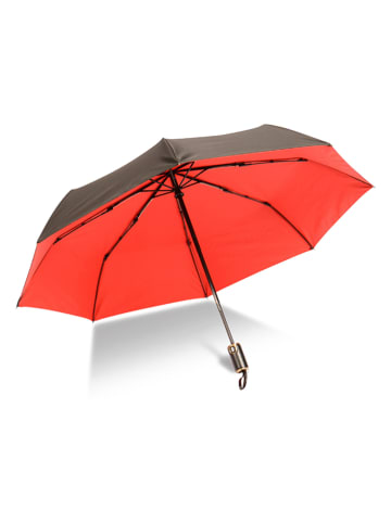 Le Monde du Parapluie Taschenschirm in Rot/ Schwarz - Ø 97 cm