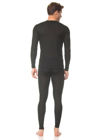 Maier Sports 2tlg. Funktionswäscheset "Adrian" in Schwarz