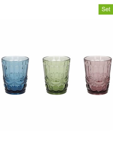 Tognana 3er-Ser: Gläser in Bunt - 230 ml